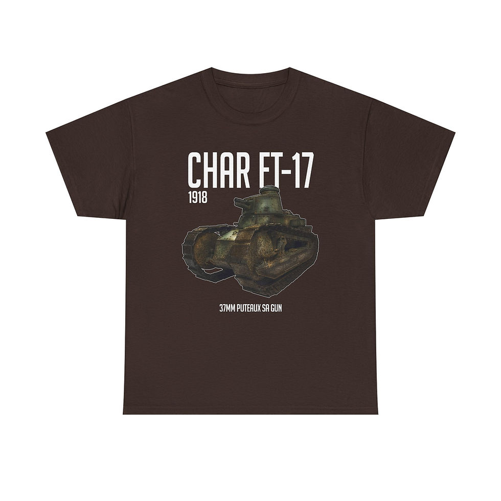 Thumbnail: Char FT-17 T-Shirt WWI French Army Tank Version 1