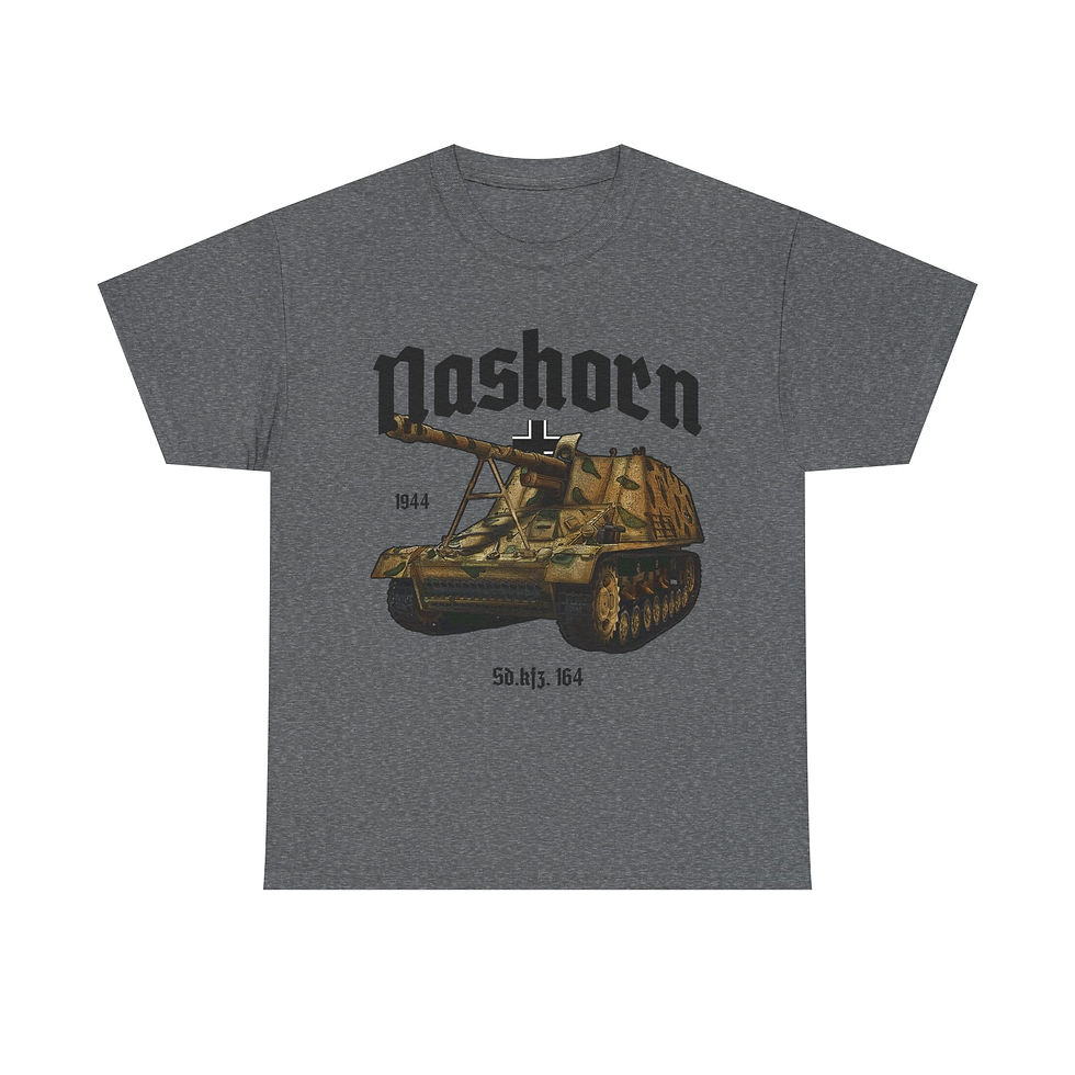 Thumbnail: Nashorn Panzer IV T-Shirt WWII German Tank