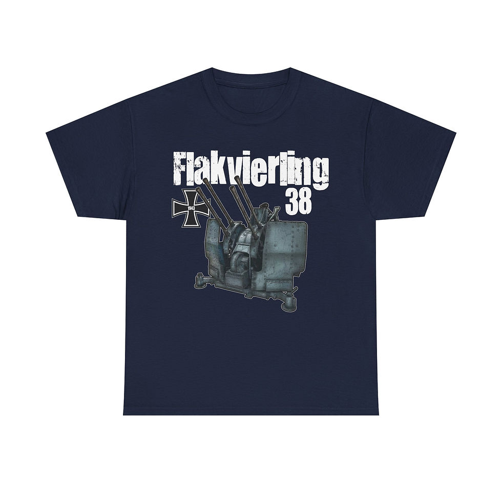 Thumbnail: Flakvierling 38 T-Shirt WWII German Anti-Aircraft