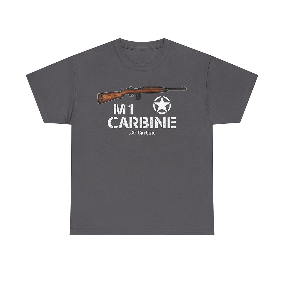 Thumbnail: M1 Carbine Rifle T-Shirt WWII US Gun