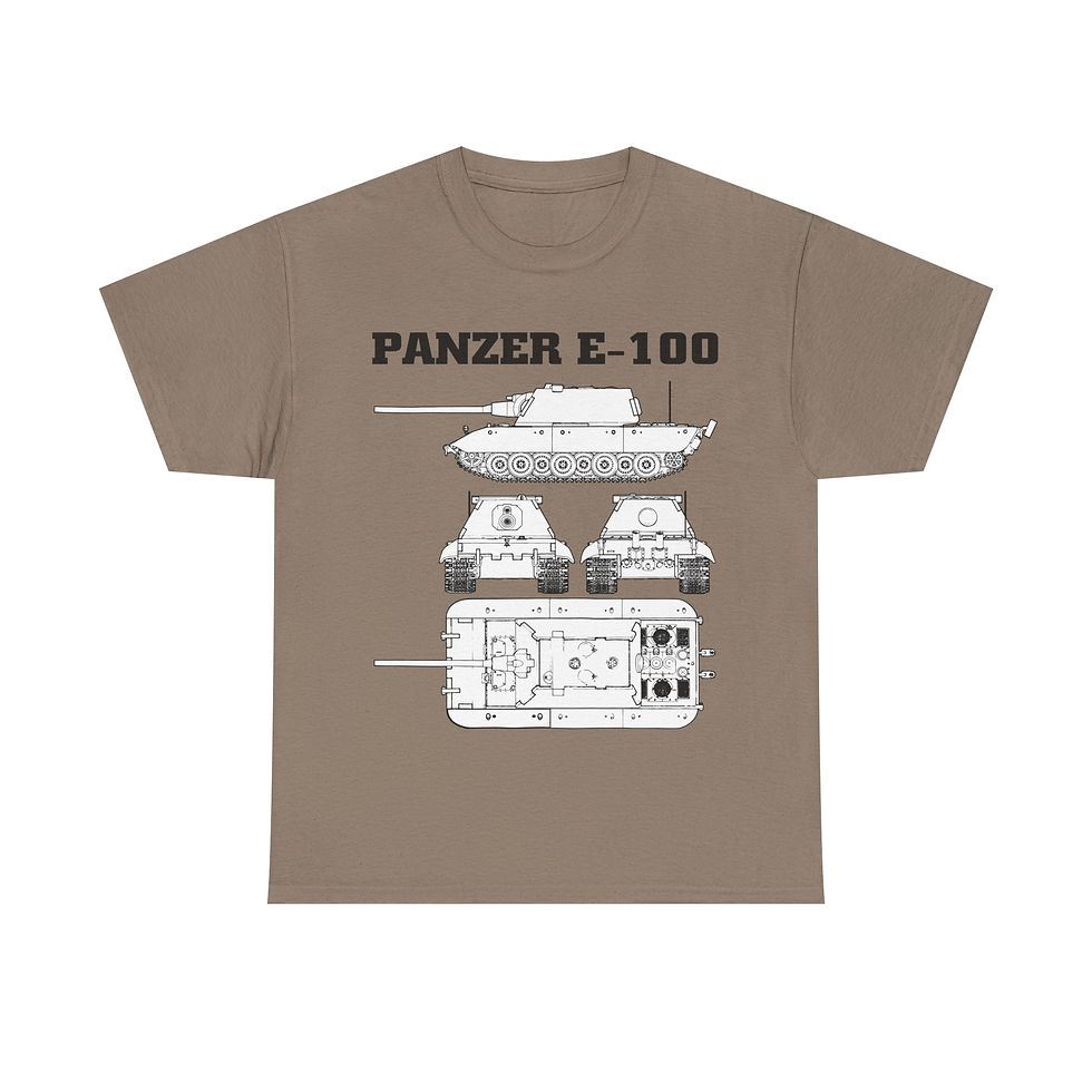 Thumbnail: Panzer E-100 T-Shirt WWII German Tank Military