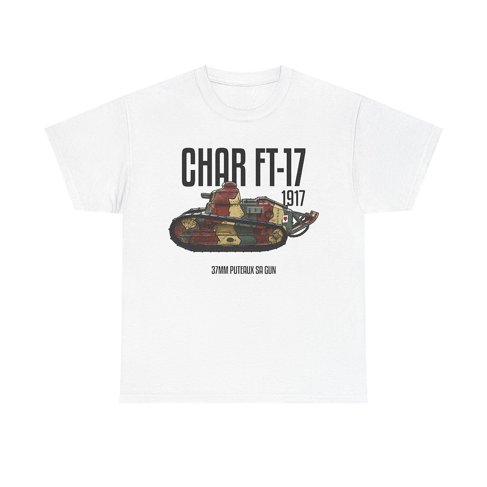 Thumbnail: Char FT-17 T-Shirt WWI French Army Tank Version 2