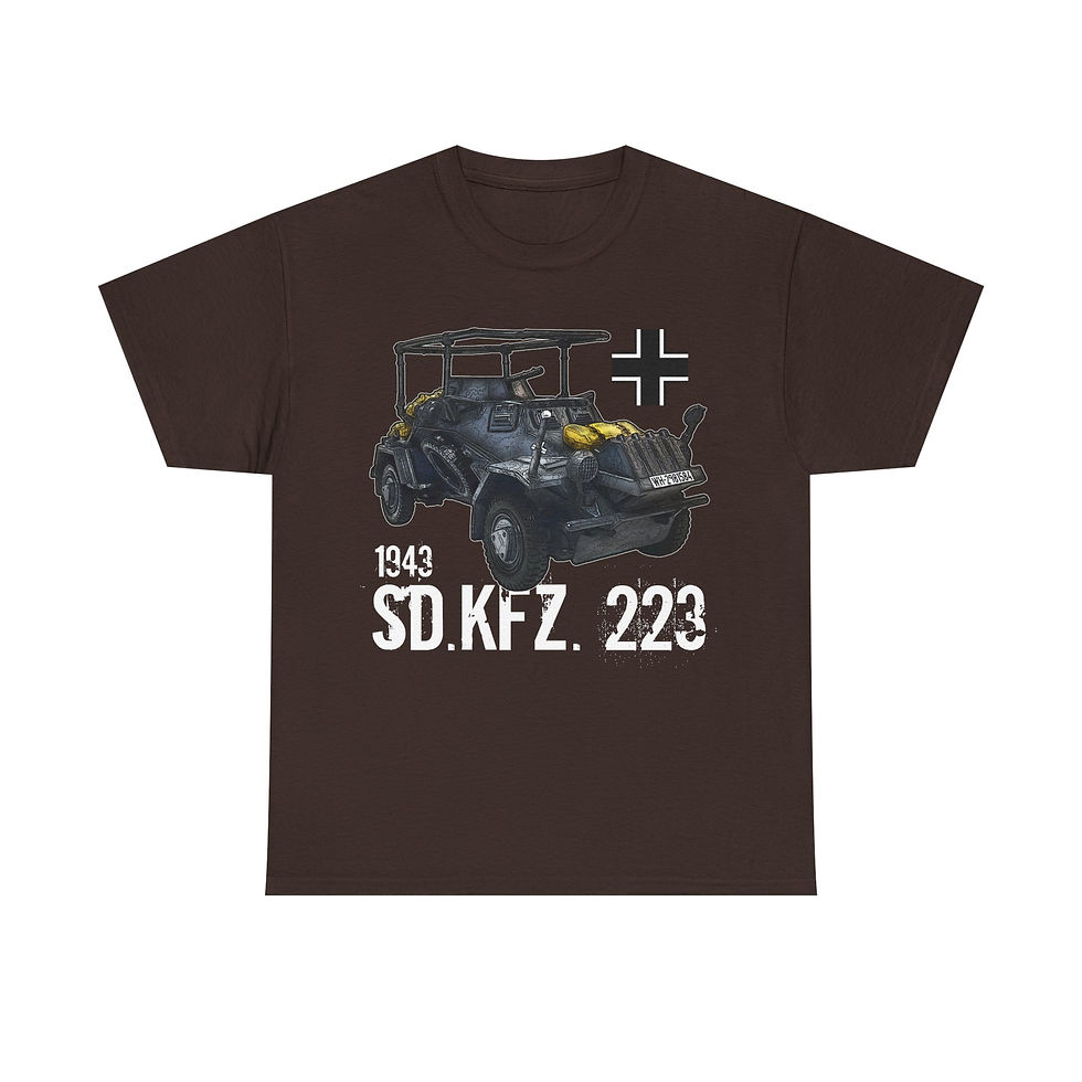 Thumbnail: Sd.kfz 223 T-Shirt WWII German Armored Car