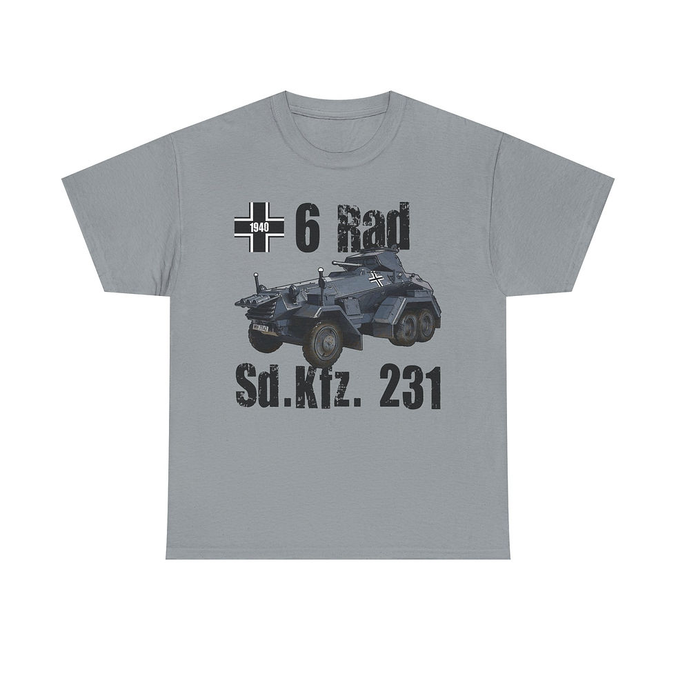 Thumbnail: Sd.kfz. 231 6 Rad T-Shirt WWII German Armored Car Version 1