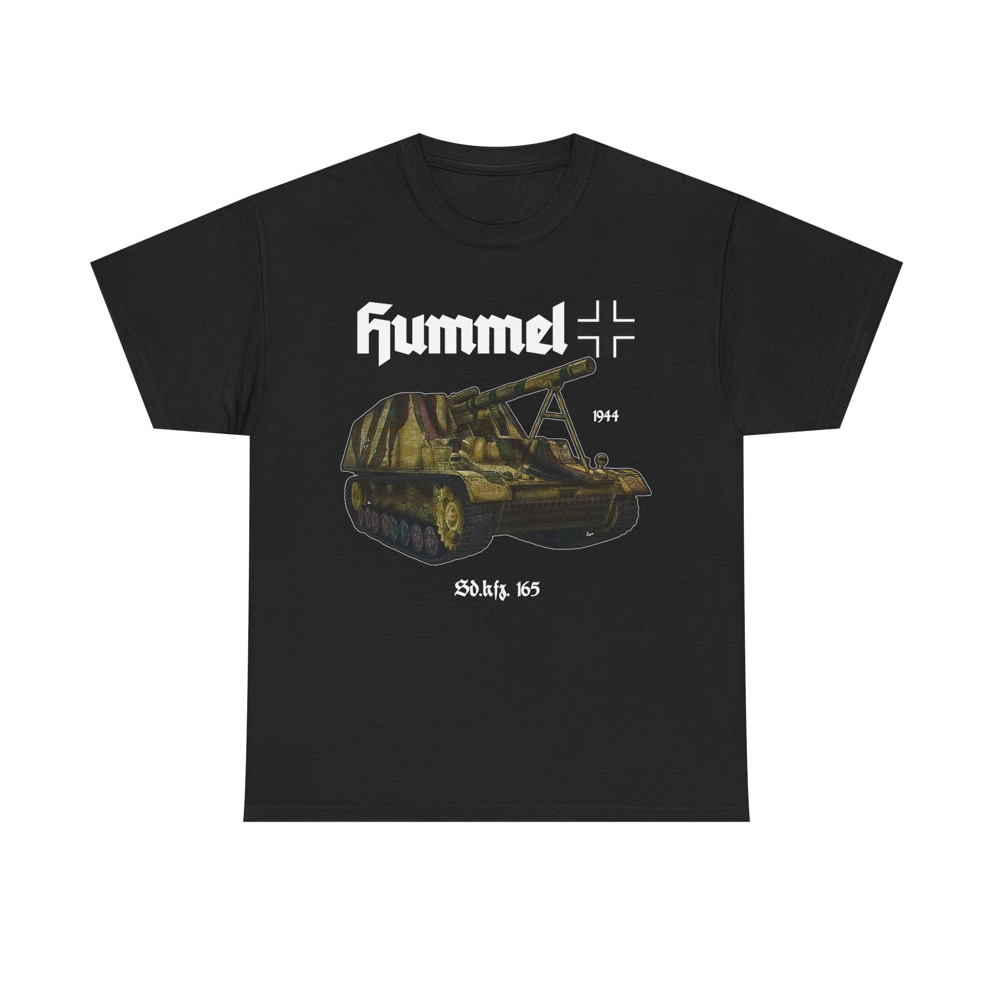 Hummel Panzer IV T-Shirt WWII German Tank Version 1