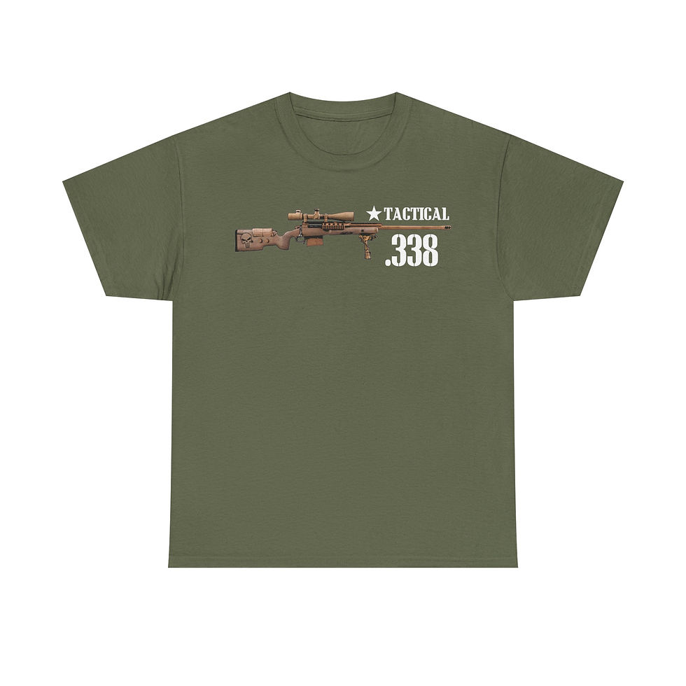 Thumbnail: Tactical .338 Sniper Rifle T-Shirt Chris Kyle The Legend