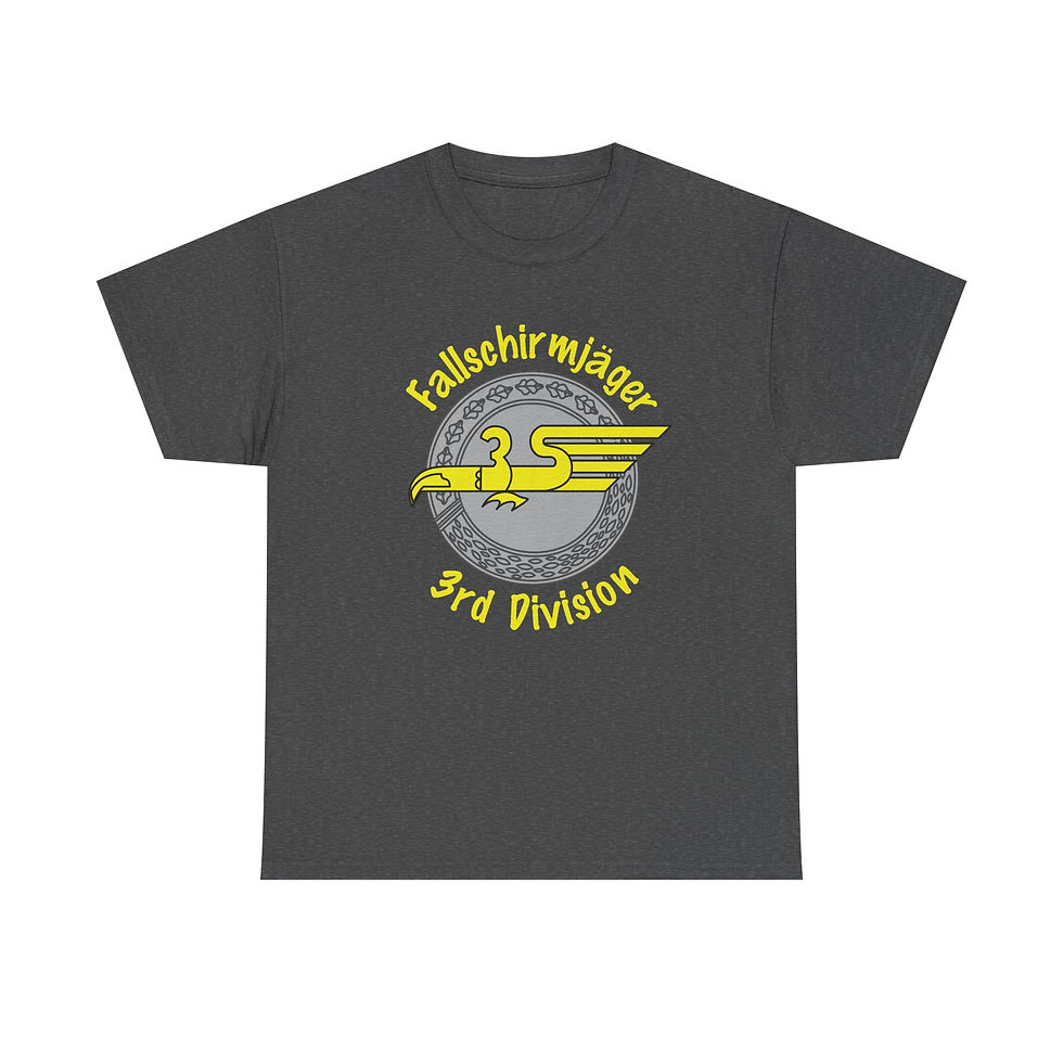 Thumbnail: 3rd Fallschirmjager Division T-Shirt WWII German Luftwaffe