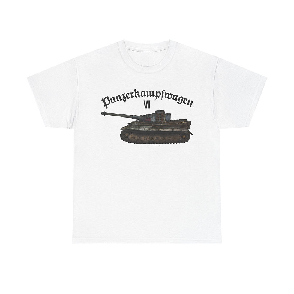 Thumbnail: Panzerkampfwagen VI Panzer T-Shirt WWII German Tank Tiger
