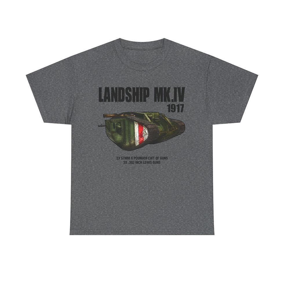 Thumbnail: Landship Mk. IV T-Shirt WWI British Tank Version 1