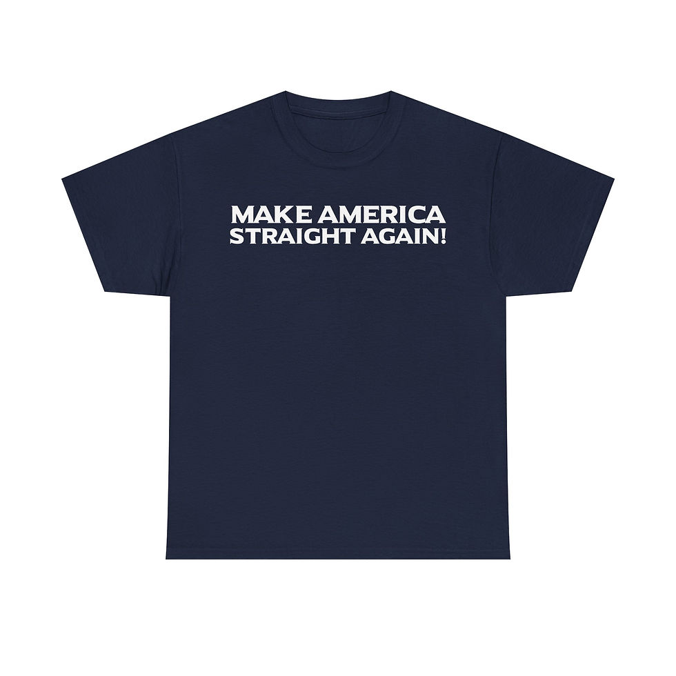 Thumbnail: Make America Straight Again T-Shirt Patriotic