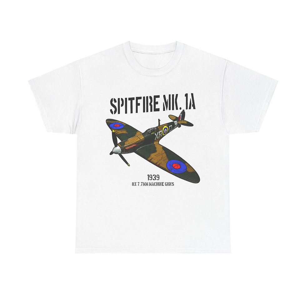 Thumbnail: Spitfire Mk 1A T-Shirt WWII British Aircraft