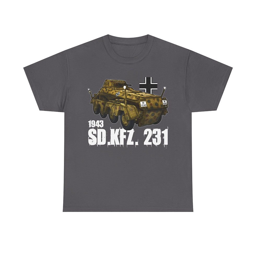 Thumbnail: Sd.kfz 231 T-Shirt WWII German Armored Car