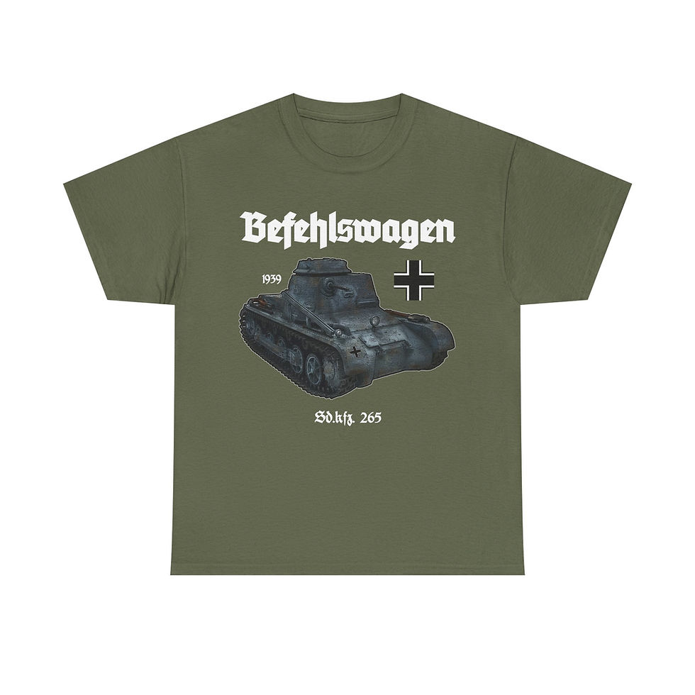Thumbnail: Command Panzer I T-Shirt WWII German Tank