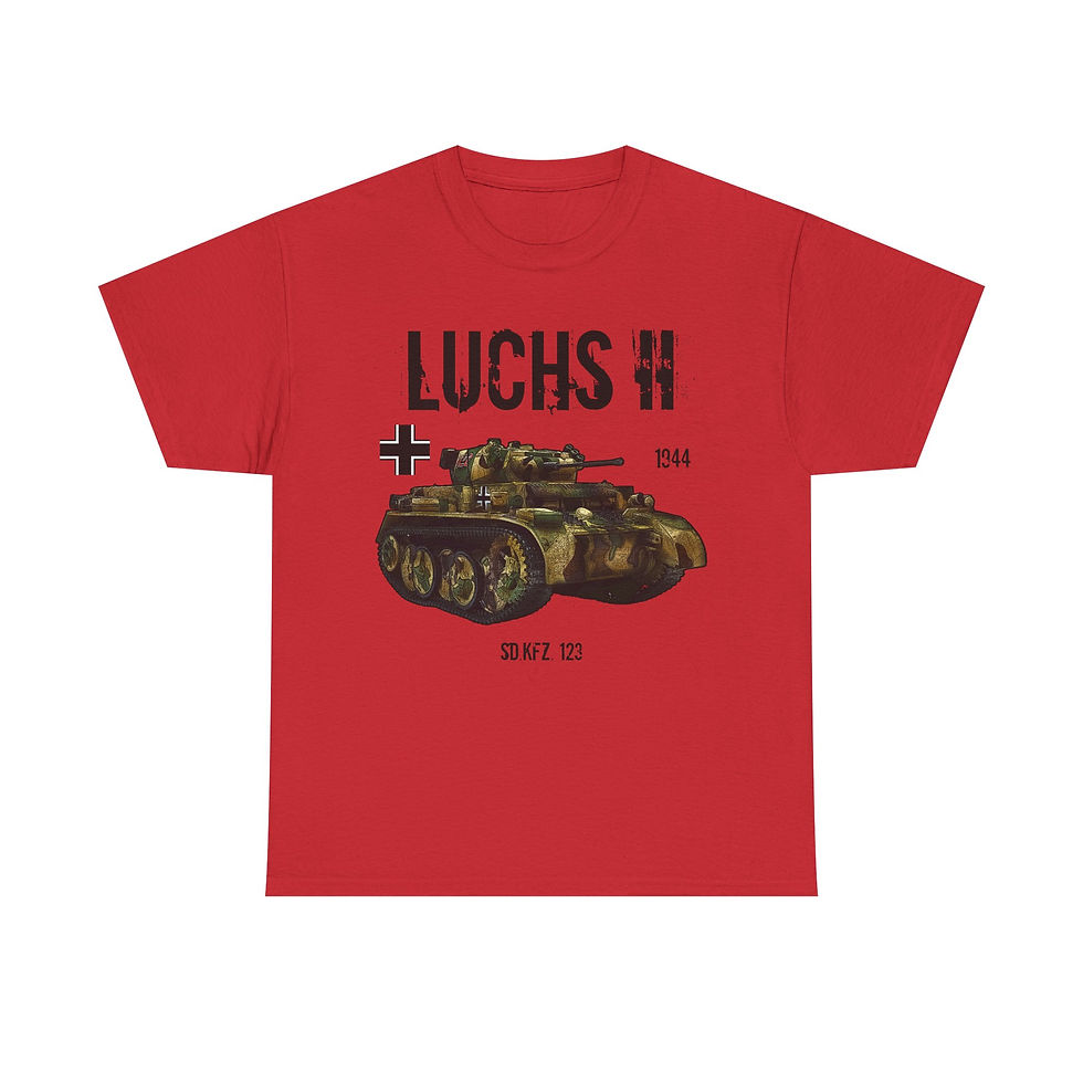 Thumbnail: Luchs Panzer II T-Shirt WWII German Tank