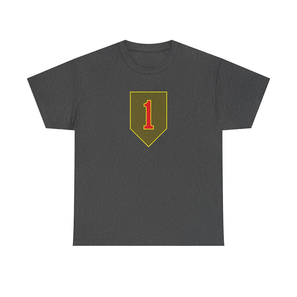 Thumbnail: 1st Infantry Division T-Shirt WWII US Army Big Red One
