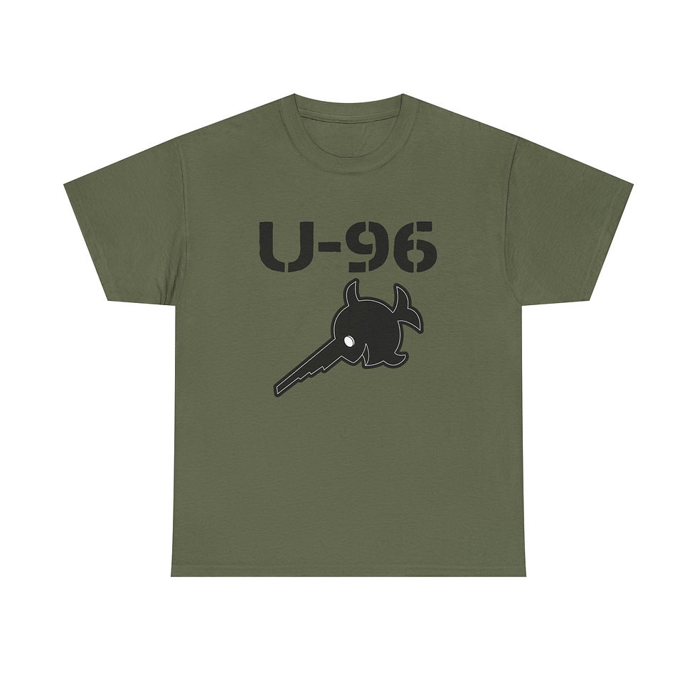 Thumbnail: Laughing Sawfish U-96 T-Shirt WWII German U-Boat Insignia