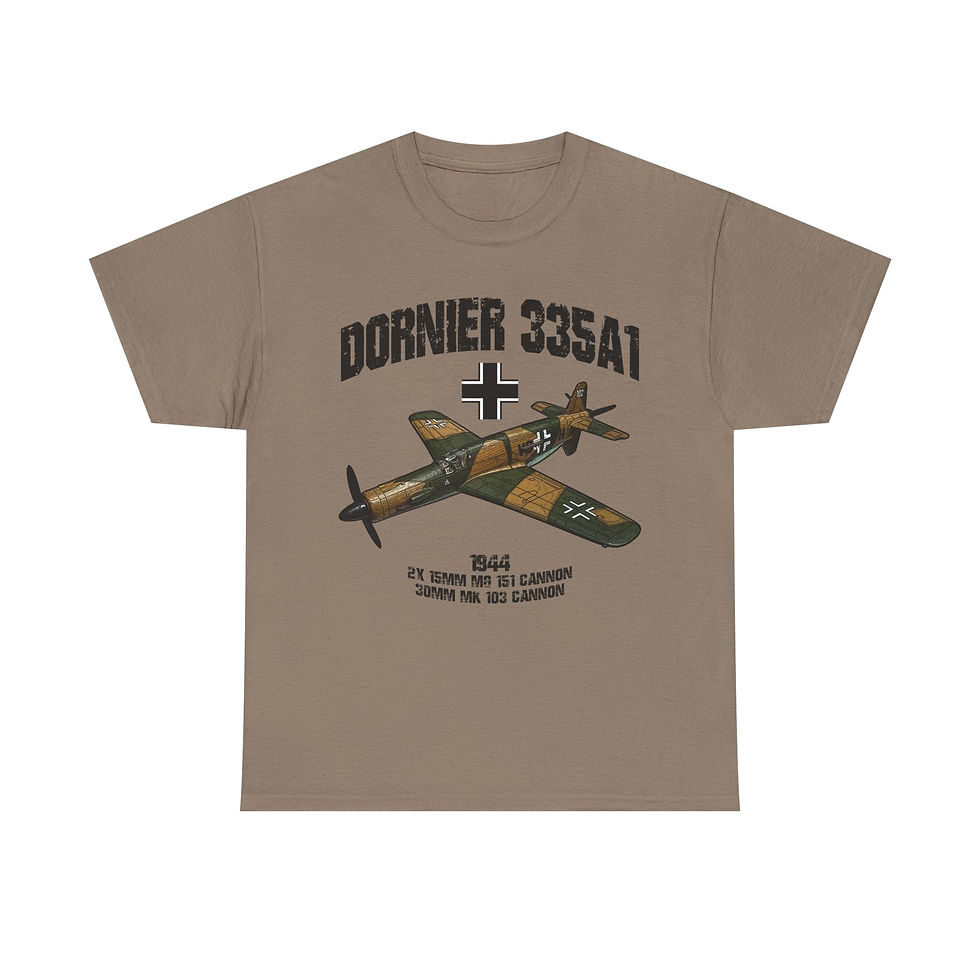 Thumbnail: Dornier Do 335A-1 T-Shirt WWII German Aircraft