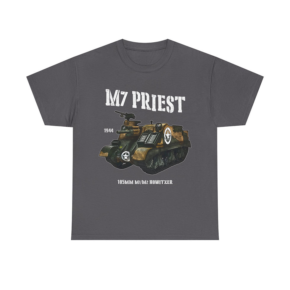 Thumbnail: M7 Priest T-Shirt WWII US Tank