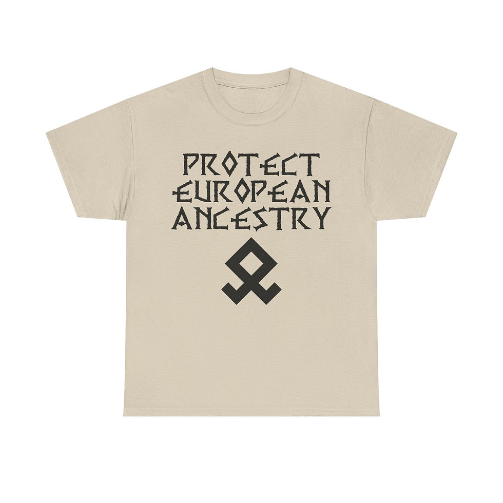 Thumbnail: Protect Ancestry Odal Rune T-Shirt Patriot Funny Gift