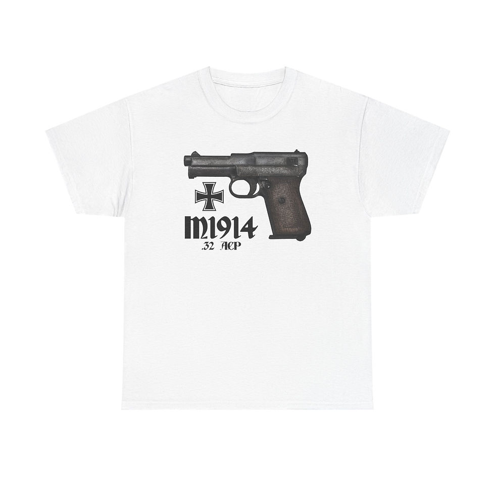 Thumbnail: Mauser M1914 T-Shirt WWI German Pistol Gun