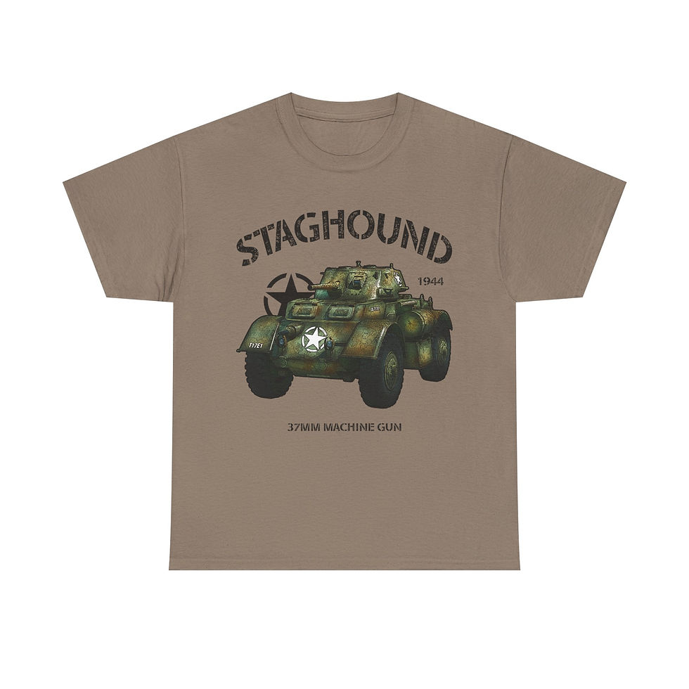 Thumbnail: Staghound T17E1 T-Shirt WWII US Armored Car