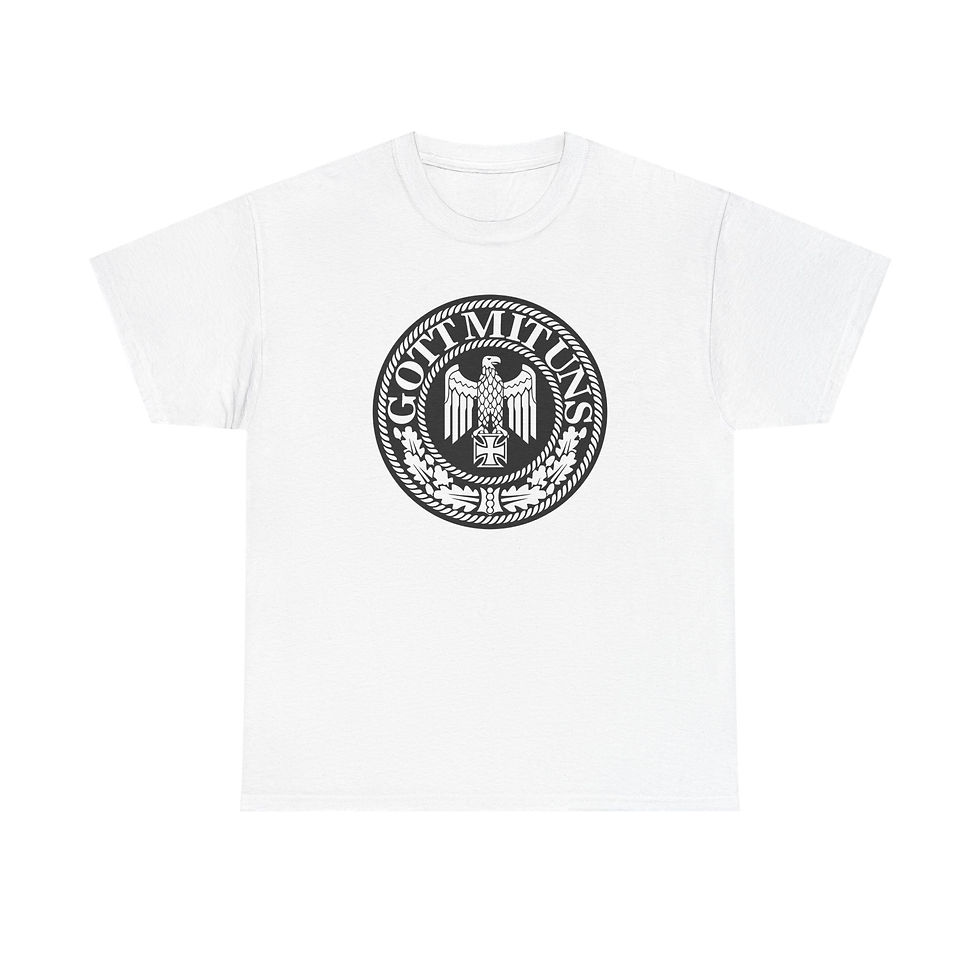 Thumbnail: Gott Mit Uns T-Shirt German God with Us Version 2