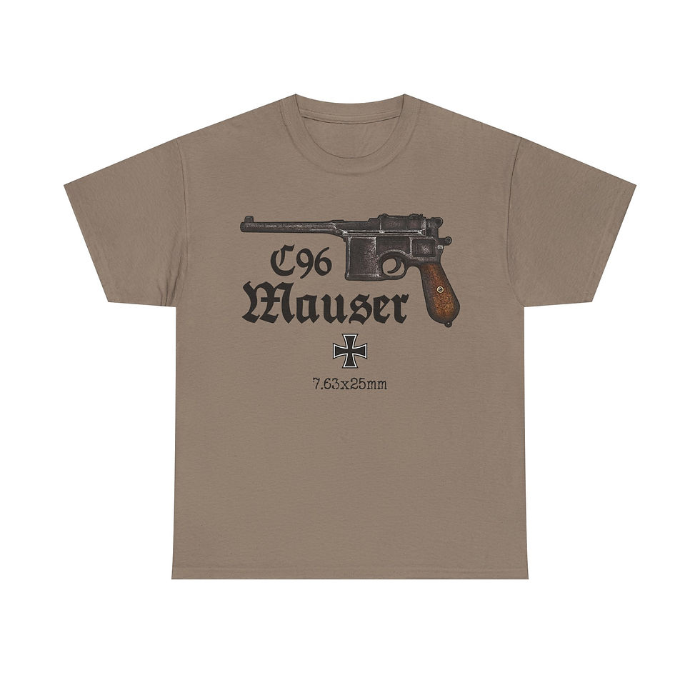 Thumbnail: Mauser C-96 T-Shirt WWI German Pistol