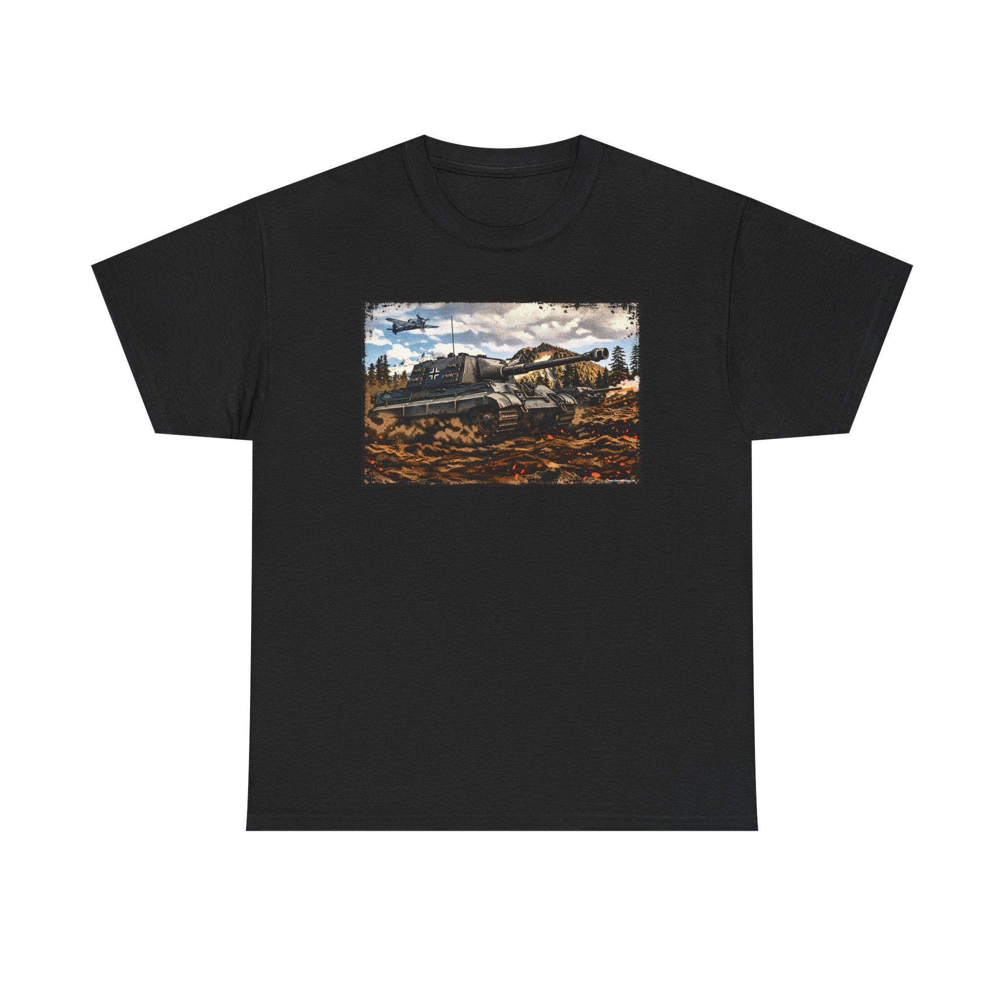 Jagdtiger Battle Scene T-Shirt WWII German