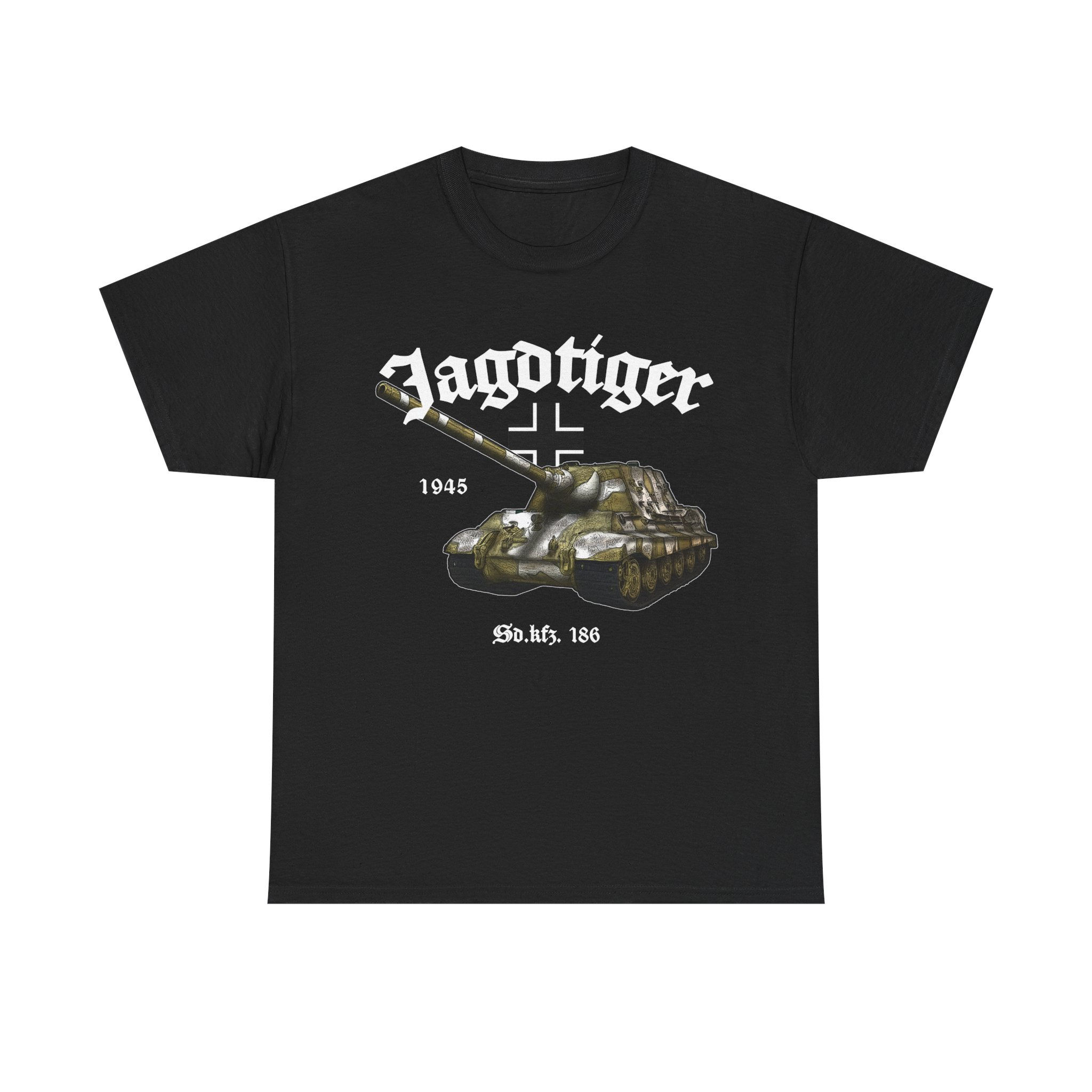 Jagdtiger Panzer T-Shirt WWII German Tank Version 2