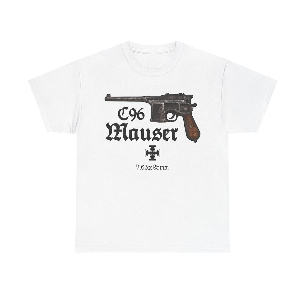 Thumbnail: Mauser C-96 T-Shirt WWI German Pistol
