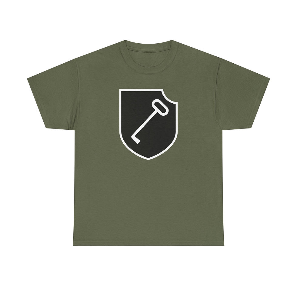 Thumbnail: 1st Panzer Division Insignia T-Shirt WWII German Version 2