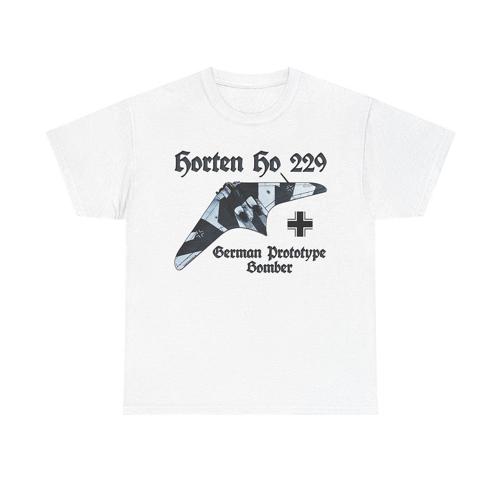 Thumbnail: Horten Ho 229 German Bomber T-Shirt WWII Aircraft Plane