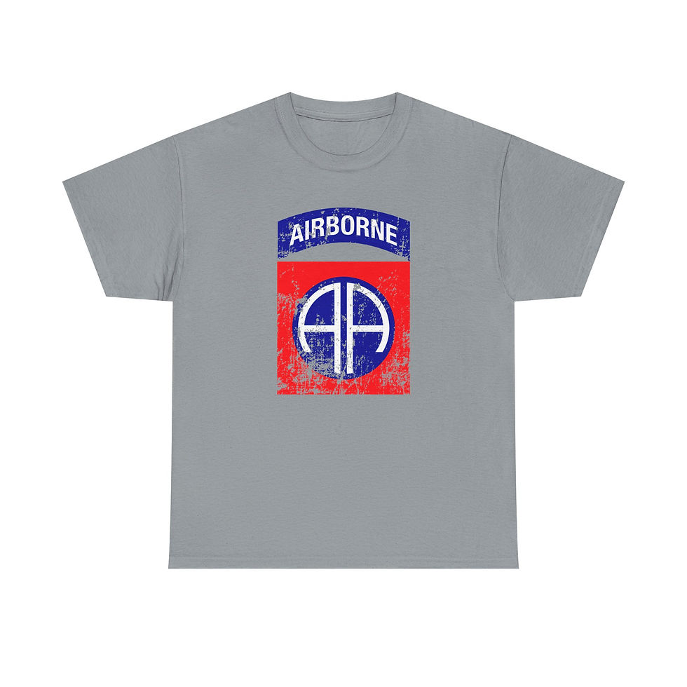 Thumbnail: 82nd Airborne Distressed T-Shirt US WWII Patriotic