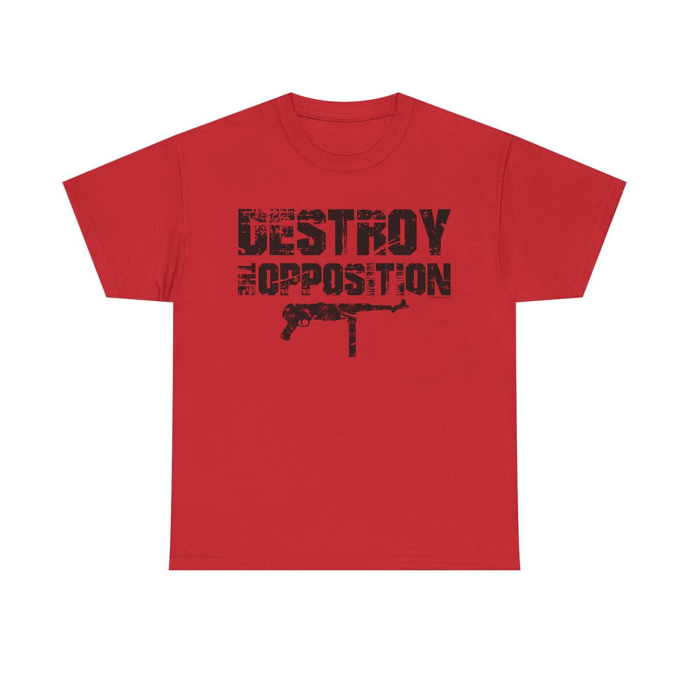 Thumbnail: Destroy the Opposition MP40 T-Shirt WWII German