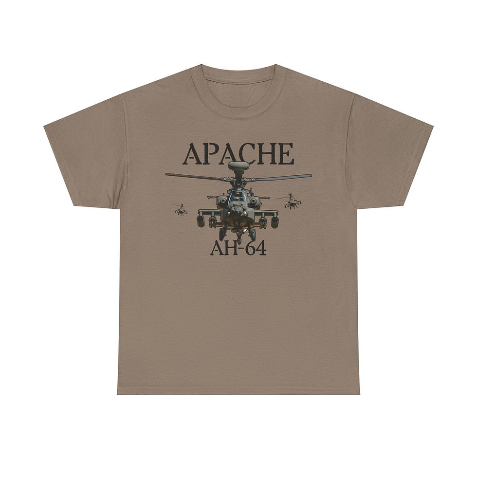 Thumbnail: Apache AH64 Helicopter T-Shirt US Army