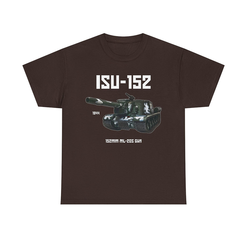 Thumbnail: ISU-152 T-Shirt WWII Soviet Army Tank Version 2