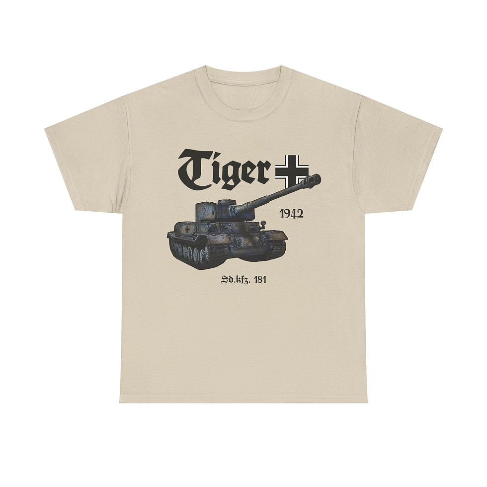 Thumbnail: Tiger P Panzer T-Shirt WWII German Tank
