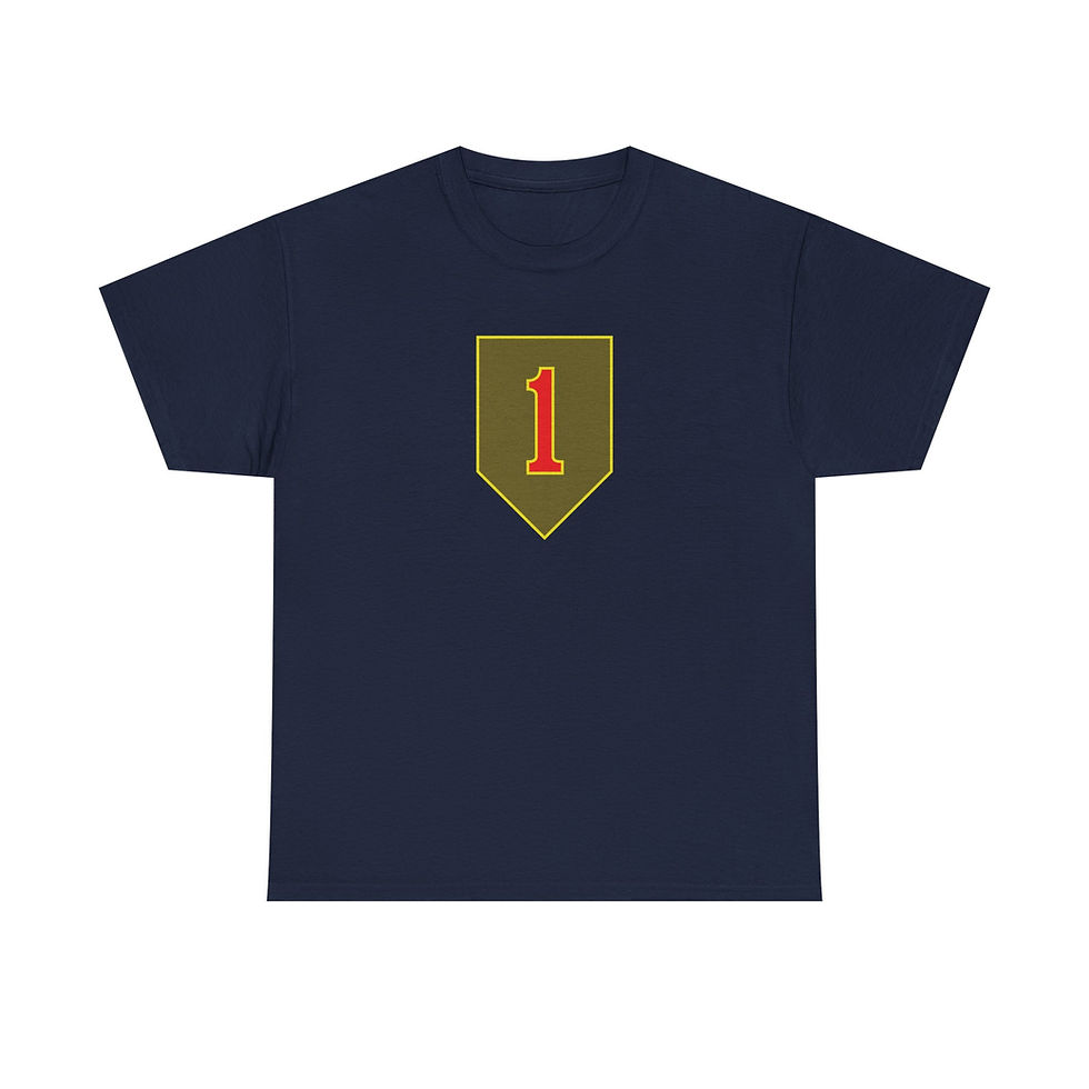 Thumbnail: 1st Infantry Division T-Shirt WWII US Army Big Red One