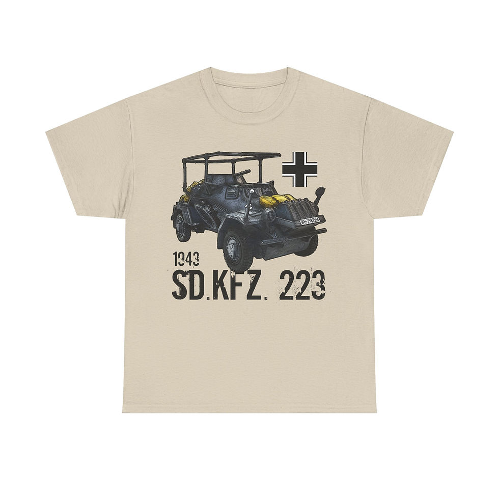 Thumbnail: Sd.kfz 223 T-Shirt WWII German Armored Car