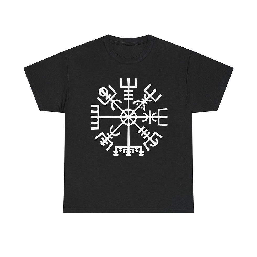 Vegvisir Viking T-Shirt Nordic Icelandic Norse Celtic
