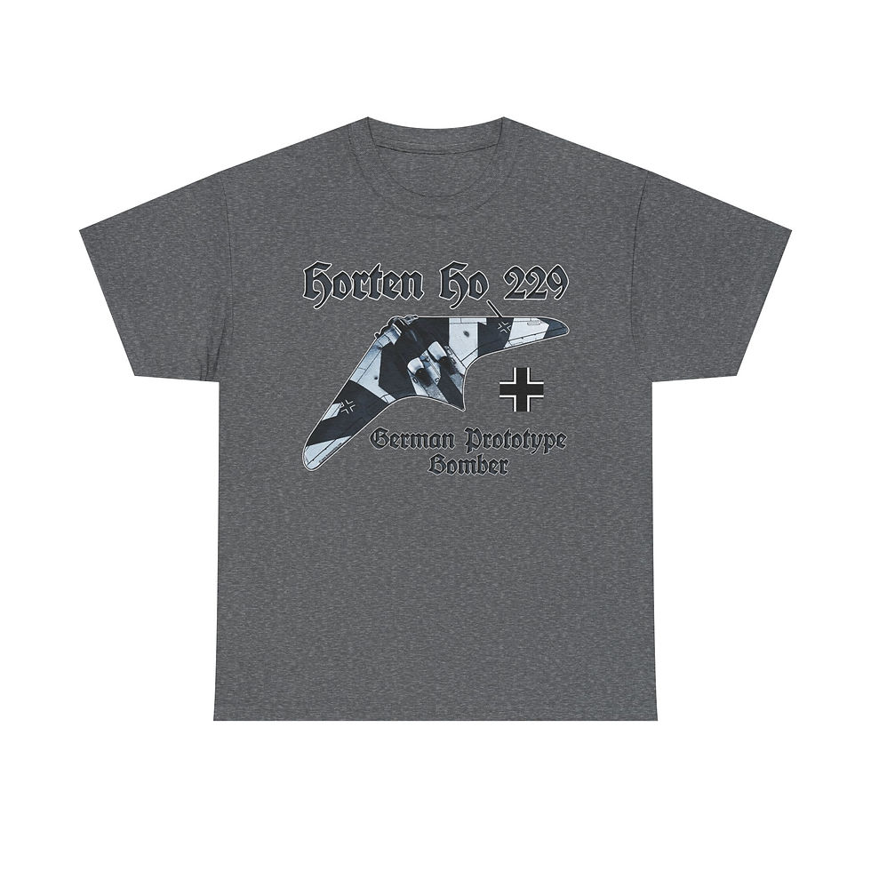 Thumbnail: Horten Ho 229 German Bomber T-Shirt WWII Aircraft Plane