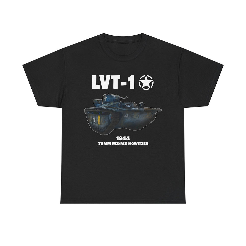 LVT(A)-1 T-Shirt WWII US Army Tank