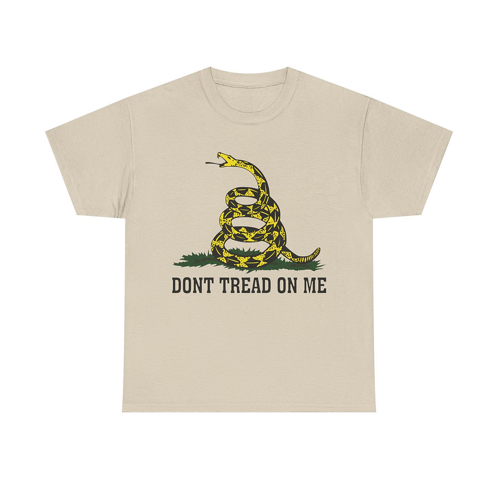 Thumbnail: Dont Tread on Me T-Shirt Gadsden Flag Conservative Patriot 