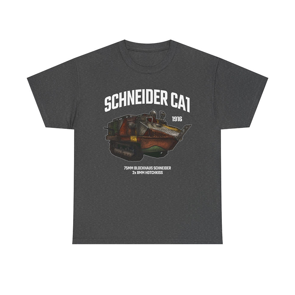 Thumbnail: Schneider CA1 T-Shirt WWI French Army Tank