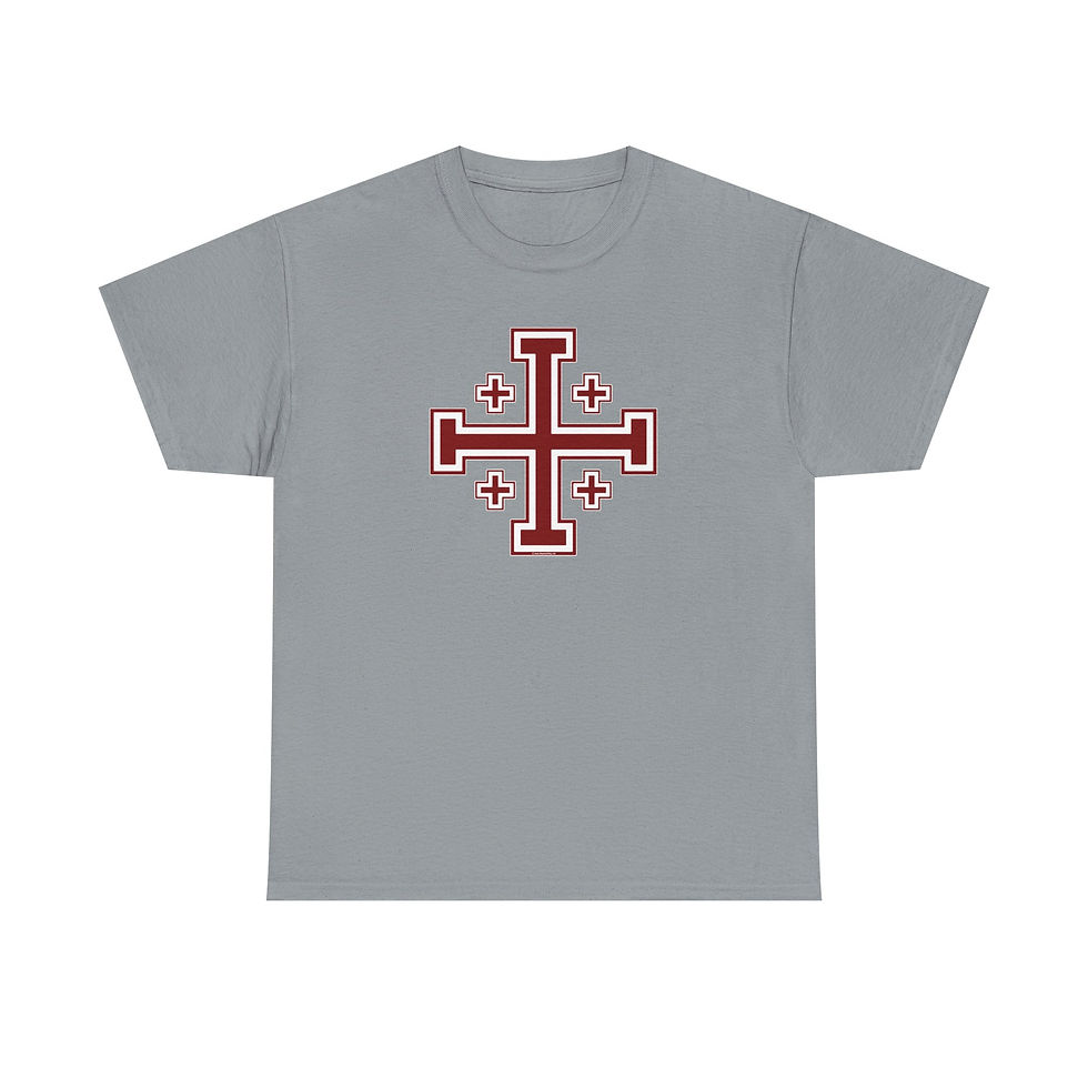 Thumbnail: Crusaders Cross V1 T-Shirt Medieval Holy War