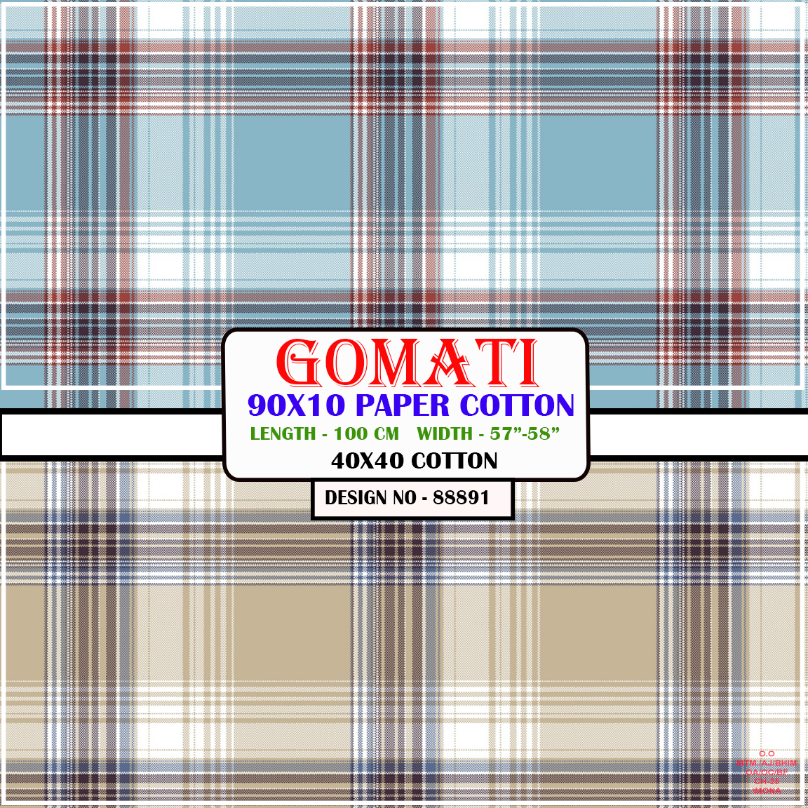 GOMATI - 88891 (90X10 PAPER COTTON)