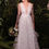 Miniatura: vestido decote v com flores 3d