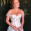 Miniatura: vestido corset flores 3d