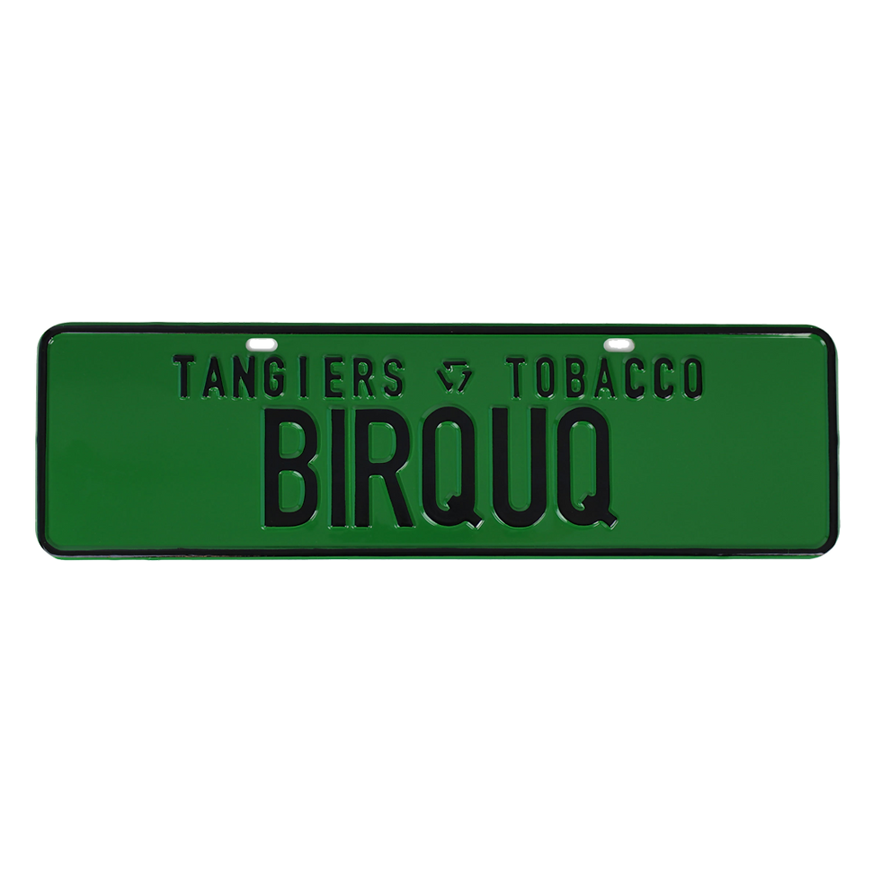 Tangiers Tobacco - Birquq License Plate