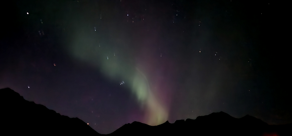 Polarlichter Rystad Lofoten